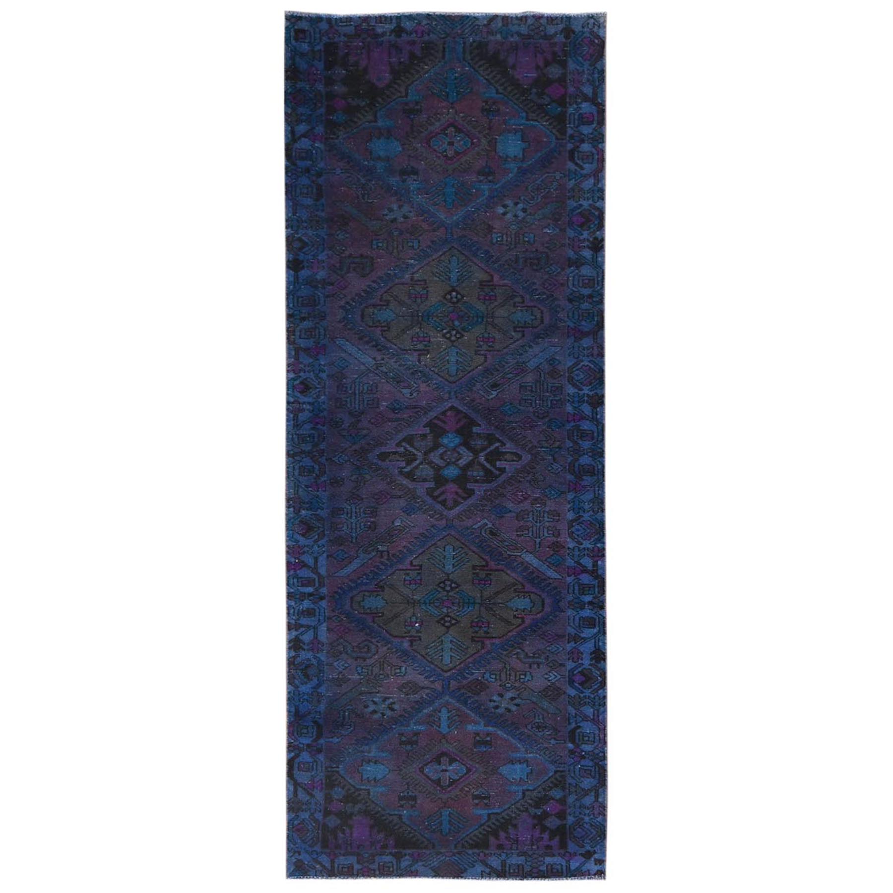 Overdyed & Vintage Rugs LUV730683